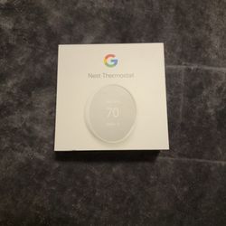 New Nest Thermostat In White