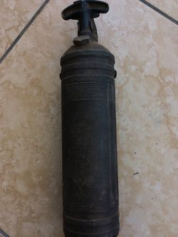 Antique fire extinguisher small