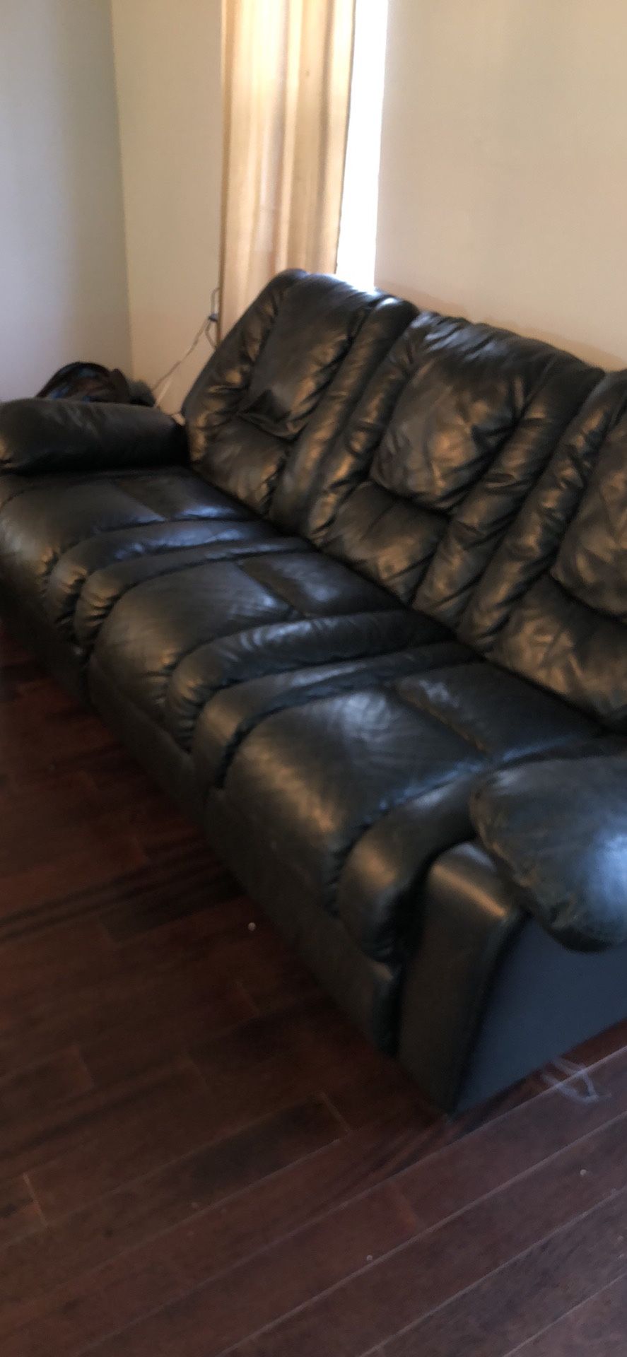 Leather Couch Set