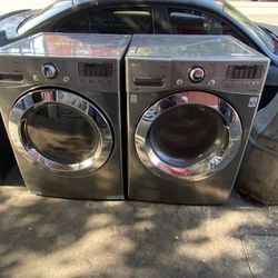 LG WASHER AND GAS DRYER SET SIDE BY SIDE OR STACKED ✅$600✅ FREE DELIVERY AND INSTALLATION. WARRANTY