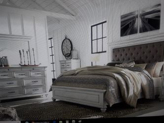 Dresser mirror bed nightstand new