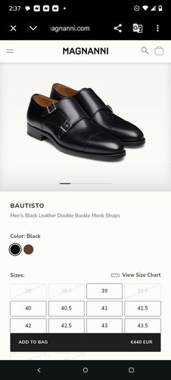 Magnanni Monk straps size 12.5 $180 or (OBO!)
