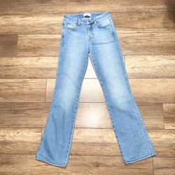 7 for All Mankind Kimmie Bootcut Cowgirl Light Wash Jeans Womens 25W x 31L