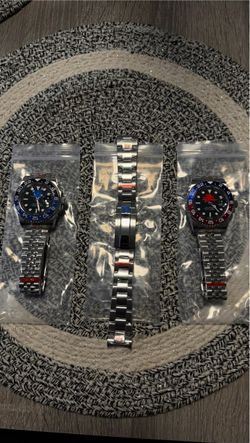 stainless steel watch