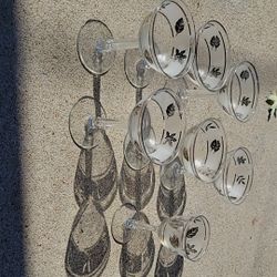 Vintage Glasses Set Of 8