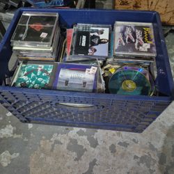 My create full of c d's of all kinds of music other than country, but there might be some of that in there mainly rock and roll and pretty cool stuff