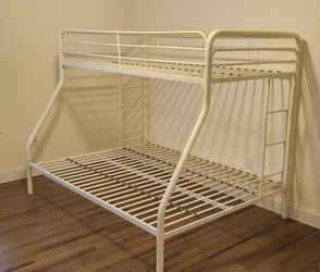 White Bunk Bed Twin over Full