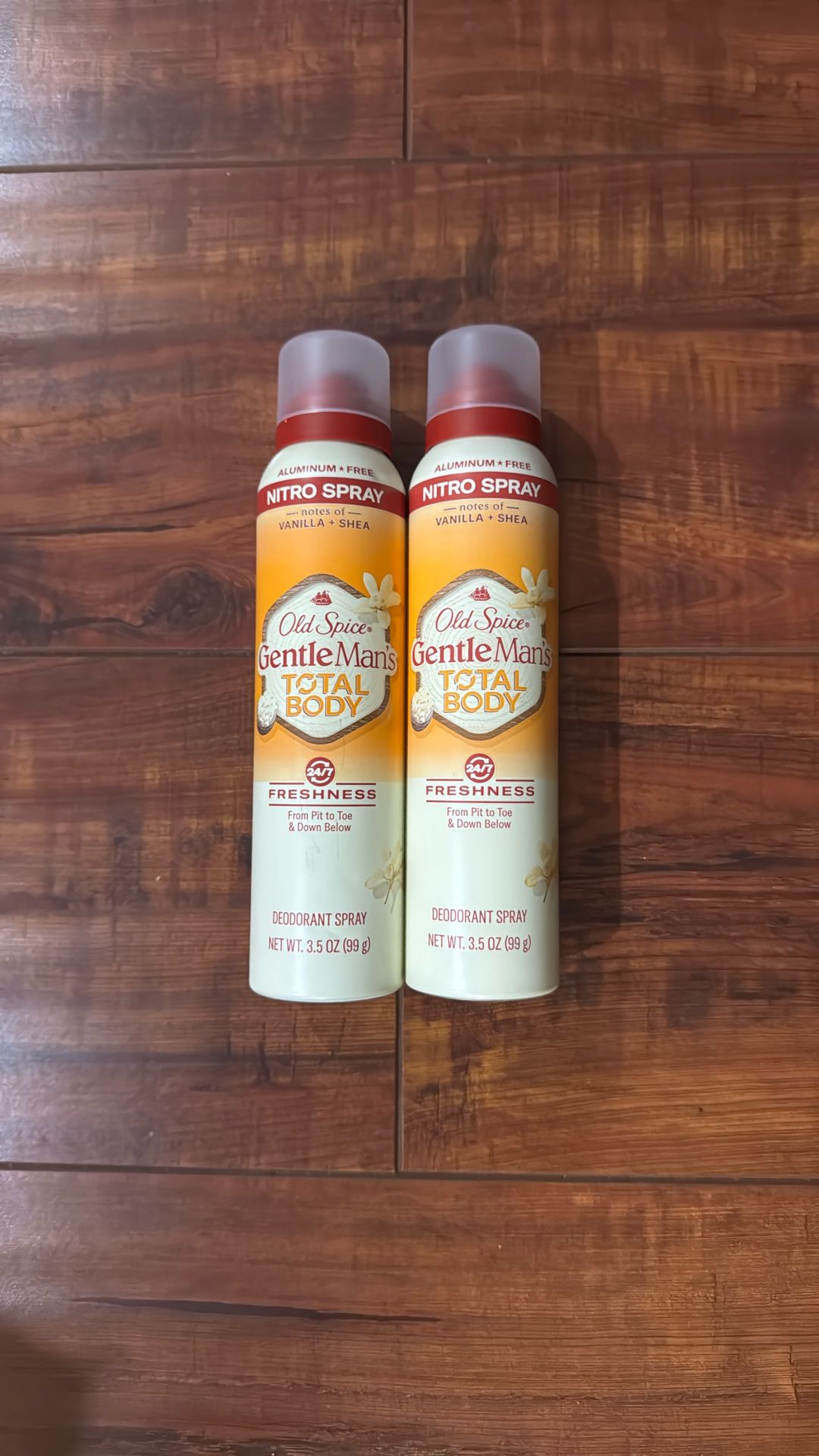 Old Spice Gentle Man’s TOTAL BODY From PIT To TOE & Down Below Deodorant Spray; Aluminum Free: 3.5 oz Each (2 For $18)
