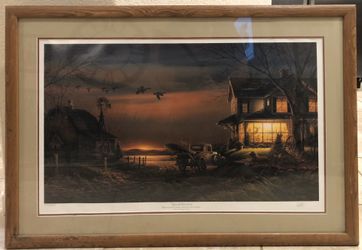 Signed limited edition Coors special memories Terry Redlin print