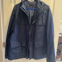 Like New Uniqlo Men’s Utility Parka Rain Jacket Size L