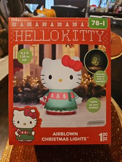 Hello kitty xmass inflatable