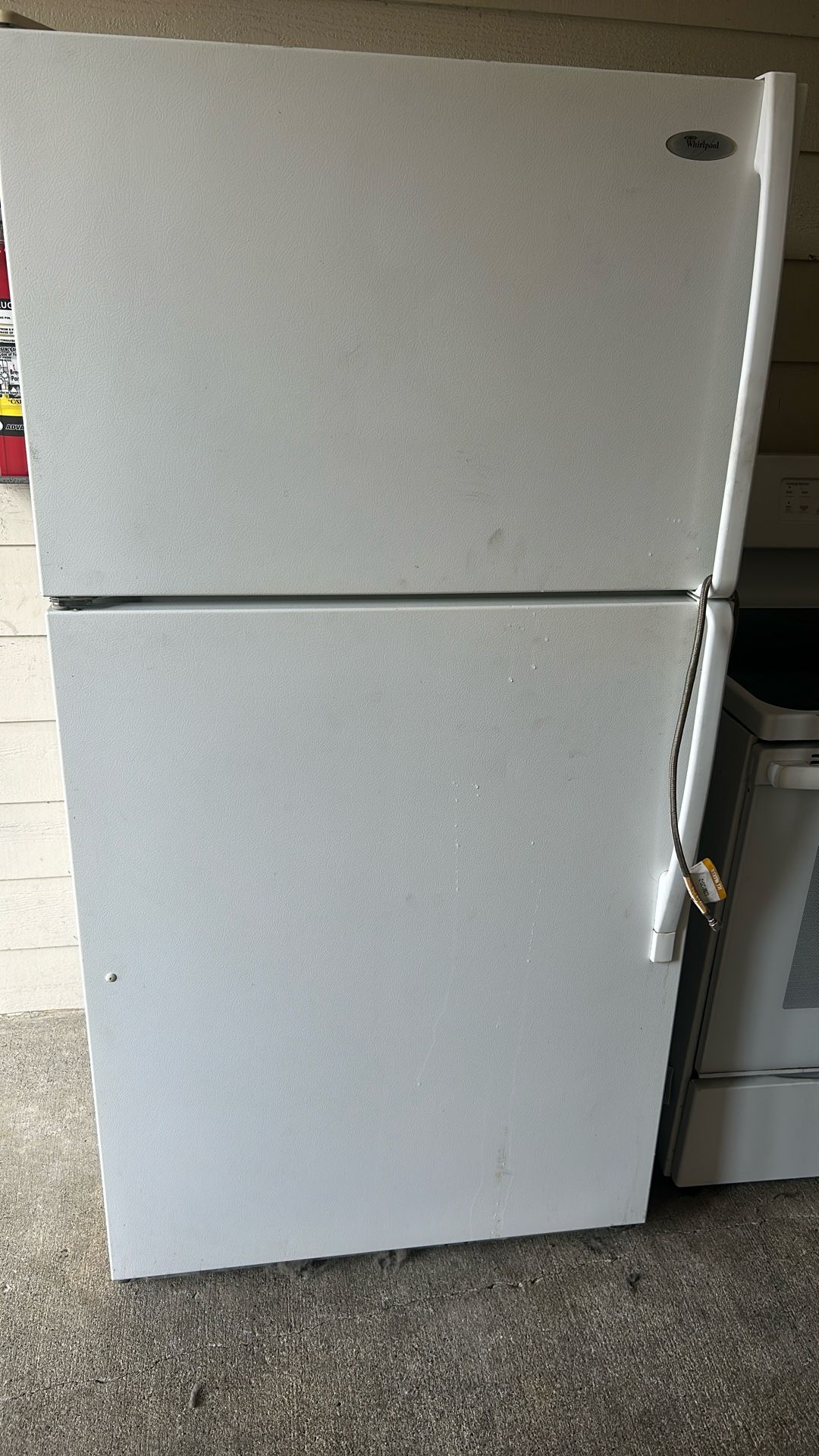 Whirlpool Refrigerator And GE Stove