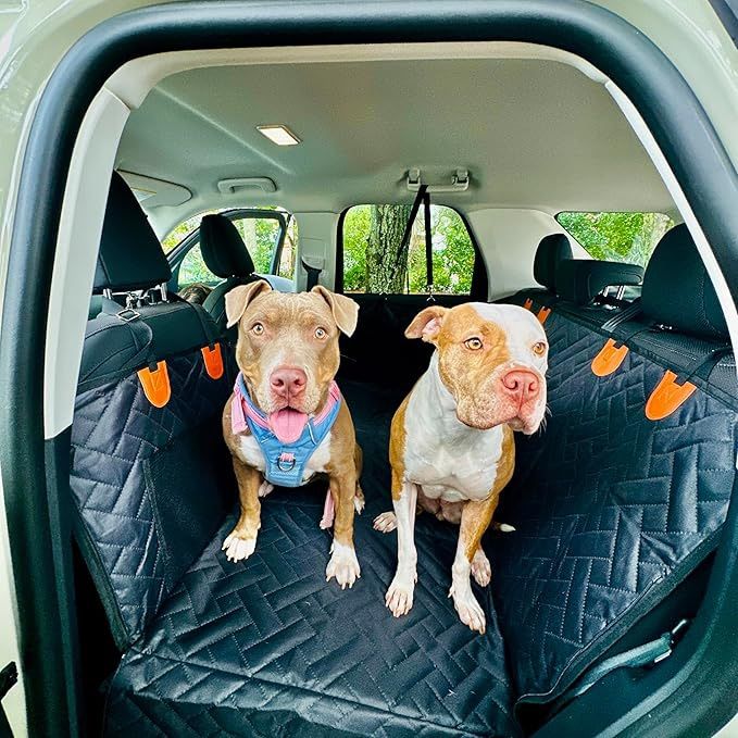 Dog Car Seat Cover with Hard Bottom