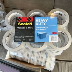 Scotch Packaging Tape 6 Rolls