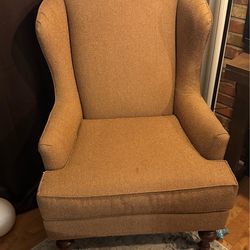 Winged Back Arm Chair