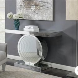 Mirrored LED console