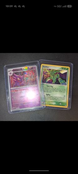 Pokémon Trading Cards Haunter & Scyther