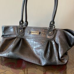 Dramatic Price Drop For Crocodile-embossed, Vegan Leather Large Tote By Nine West