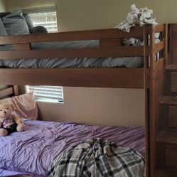 Twin Over Twin Bunk Bed With Stairs