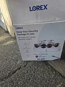 4k Brand New Lorex Security System