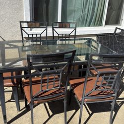 6 chair dinner table