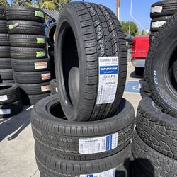 235/55/19 Kumho Set Of 4 New Tires Installed And Balanced 