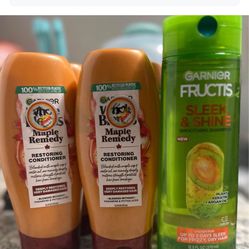 Fructis Shampoo & Garnier Conditioner