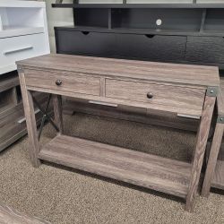 NEW CONSOLE SOFA TABLE GRAYISH BROWN COLOR || SKU#ASHT150-4