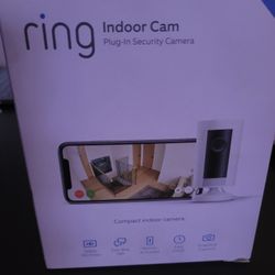 RING INDOOR CAM COMPACT PLUG IN HD SECURITY CAMERA WHITE   #115512