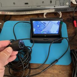 Baby Car Camera Monitor Safety Car Seat Mirror 4.3 Inch Folding Display Screen  Note: new opened box, no original box, no camera holder but you can ta