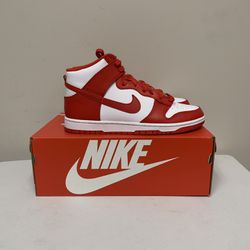 Nike Dunk High - Championship White Red Size 11