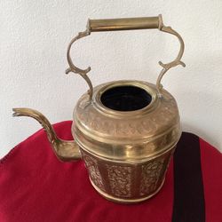 Antique French Brass Kettle