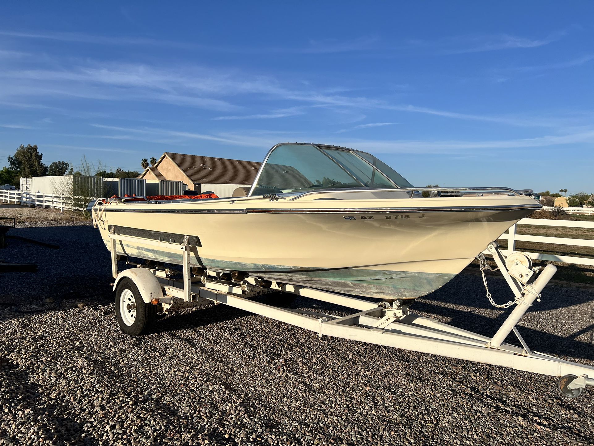 1973 Aristocraft Model 19 Runabout Boat
