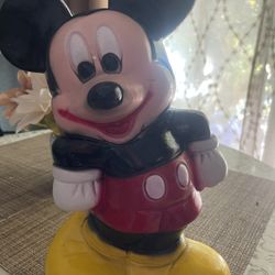 Ceramic Mickey Piggy Bank