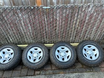 Set of 4 16” Toyota Tacoma Steel Wheels