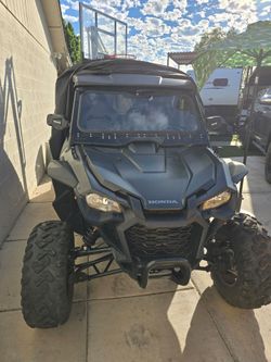 Honda talon foldable windshield real glass