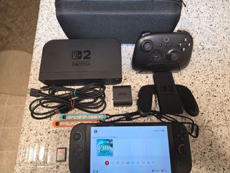 Nintendo Switch 2 Bundle | Zelda TOTK, 8BitDo Ultimate Controller, Charging Dock & Carrying Case