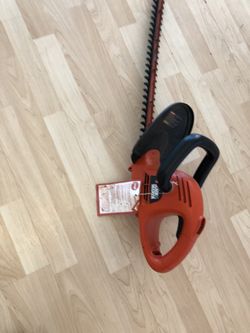 Black and decker hedge trimmer