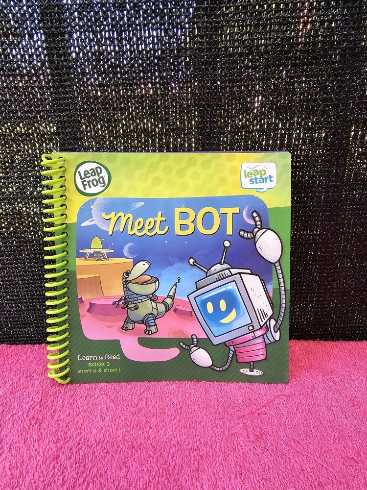Leapfrog Leapstart Meet Bot Learn To Read Learning Educational Book #3
