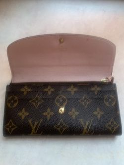 Auth LOUIS VUITTON Credit Bifold Wallet Monogram Leather Brown 