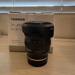 Tamron 20-40 F 2.8 For Sony E-Mount