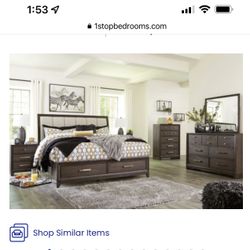  Brueban Bedroom Set!