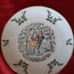 Chritmas plate by Royal Doulton