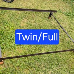 **Thick Metal Bed Frame **(fits twin/full)