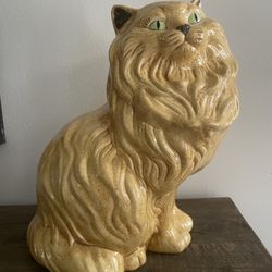 Life Size Ceramic Cat Italy