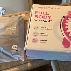 New Infinity Hoop with sweat belt in box