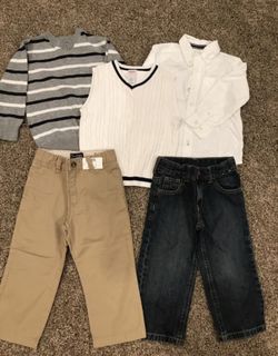 Toddler Boys 2T mix and match set lot