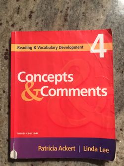Concepts & Comments Student Book, Third Edition (Reading & Vocabulary Development 4)