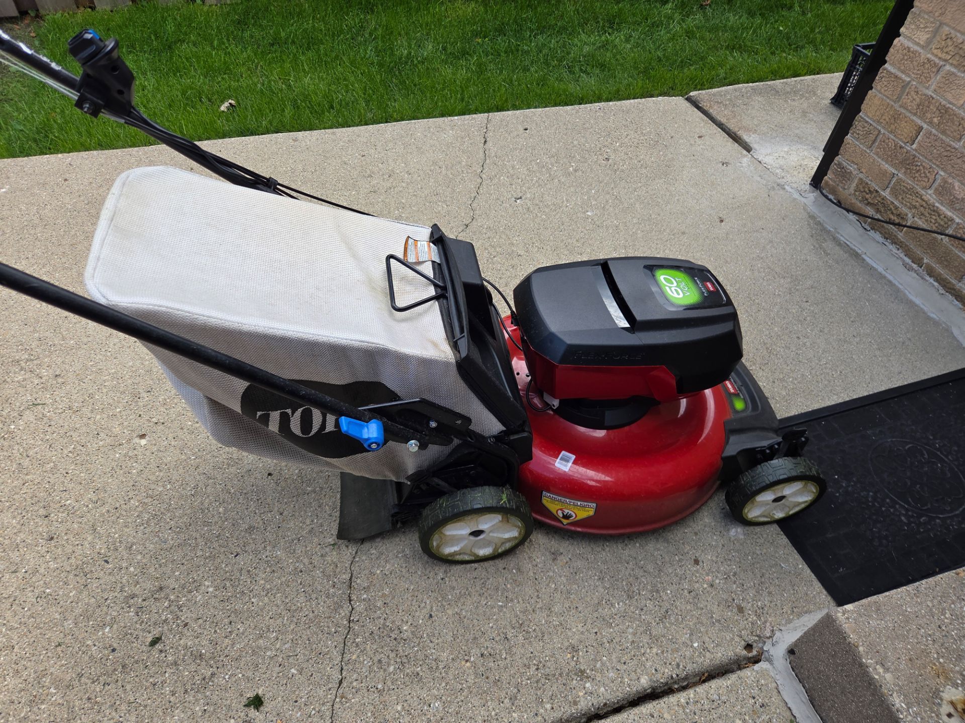 Toro battery operated Lawnmower