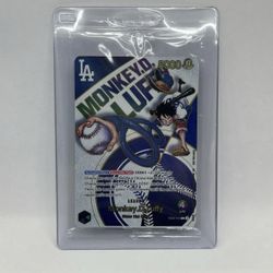Dodgers Luffy One Piece Promo Card SEALED